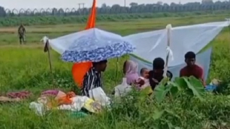 কুড়িগ্রামের রৌমারী সীমান্তে পুশইনের চেষ্টায় ১শিশুসহ ৯ জন মানবেতর দিন কাটাচ্ছেন